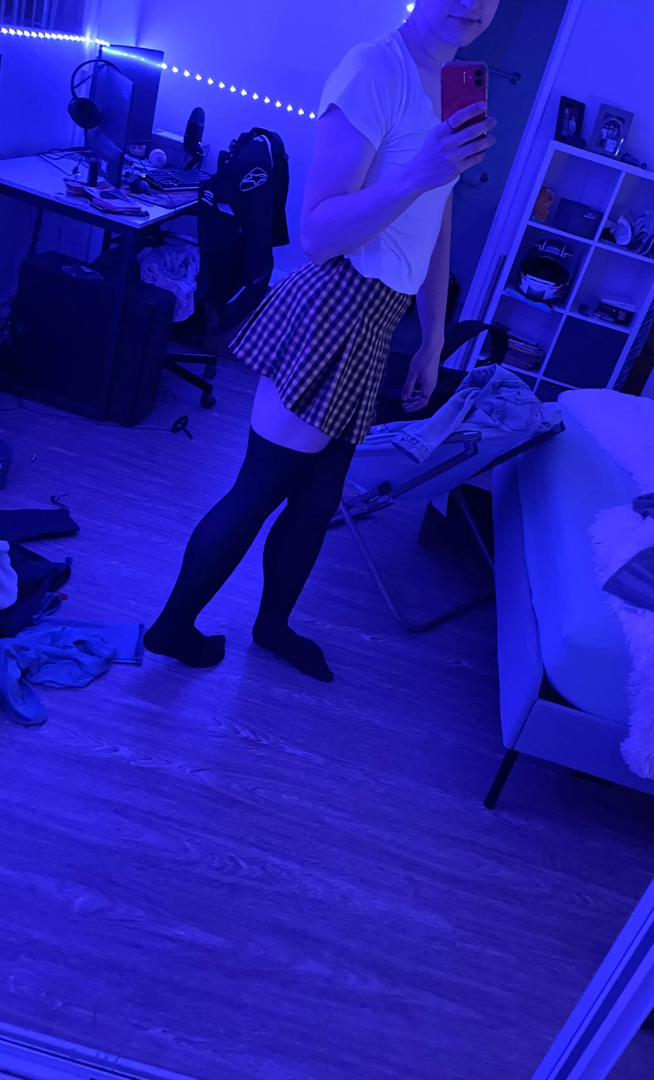 My girlfriend doesn’t think I look cute in this 😢 I hope you do. posted by FemboyCutieZaria