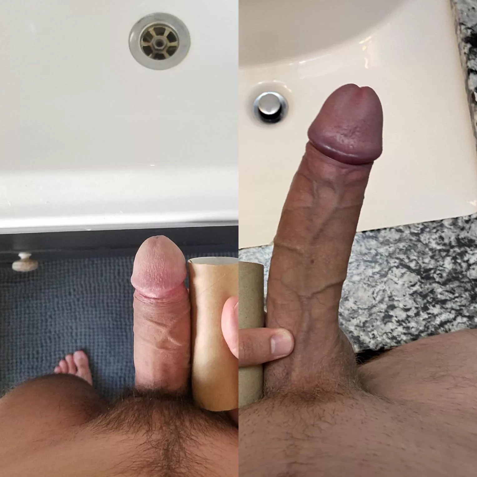 My girlfriend loved seeing me compare with u/Rust-85 (right) posted by cplofbeans