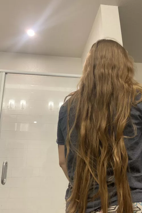 🌸My hair right out of being clipped up all day🌸 [oc] [altgirl] by starrsusedpanty