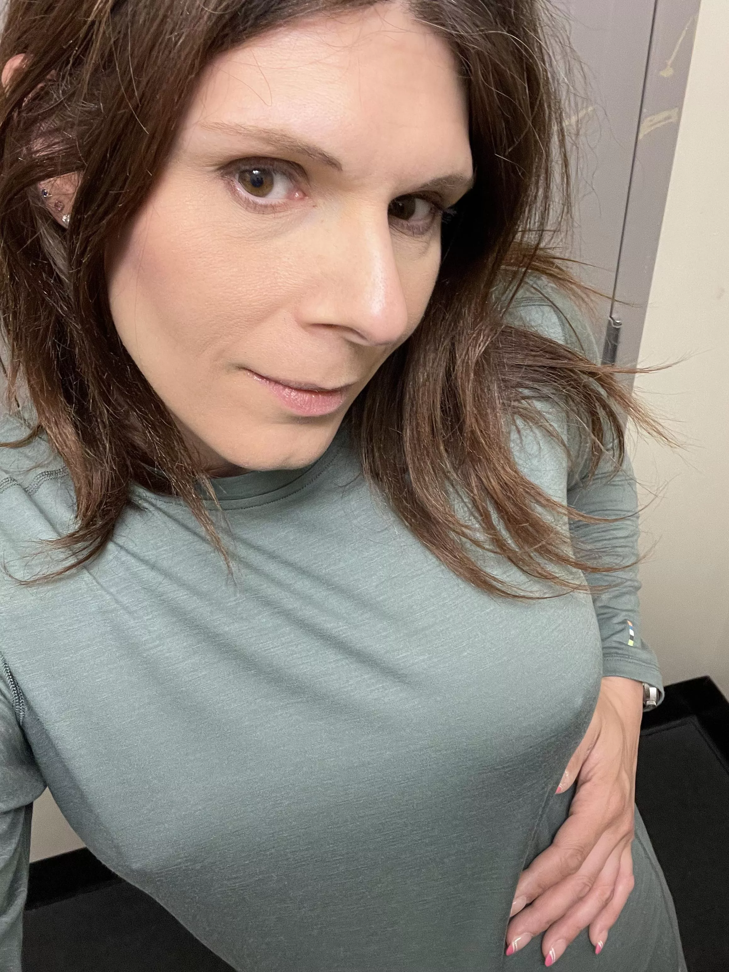 My hard nipples wanted to say hi 👋 40F posted by AutumnGoddess81