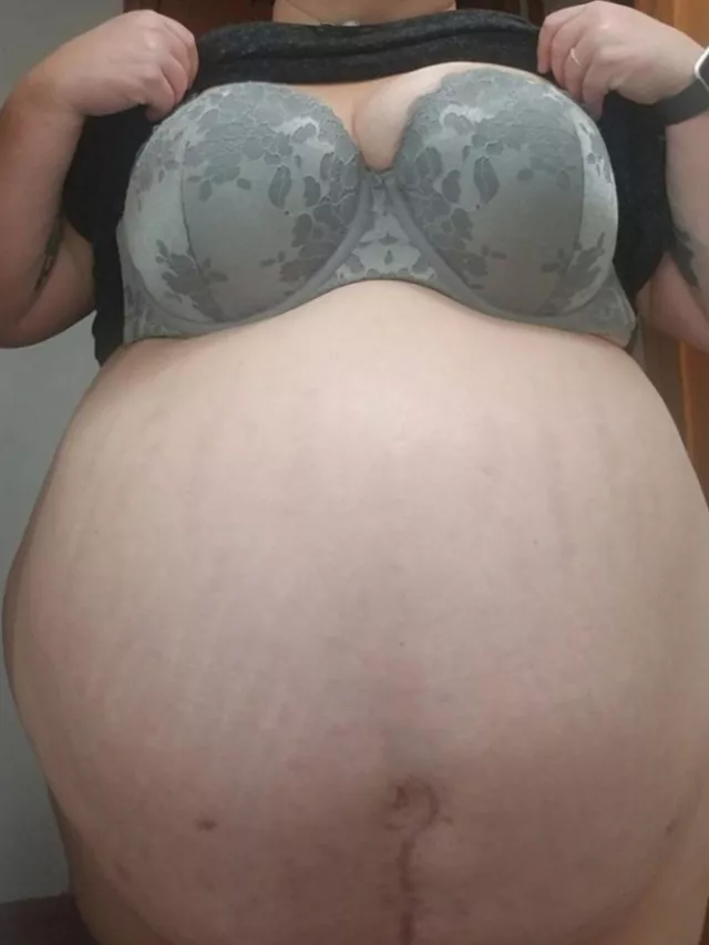 My huge round belly it's just soo big asf posted by Brilliant_Grape_5555