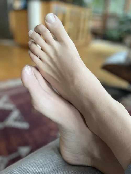 My husband likes to put all five toes in his mouth and Deepthroat/choke on them by mommyjessa
