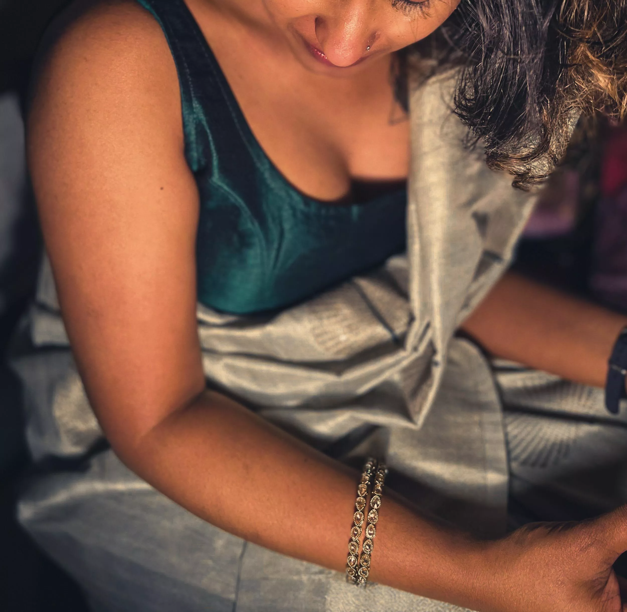 My Indian GF in traditional wear 🤤 (f) posted by whitede4th