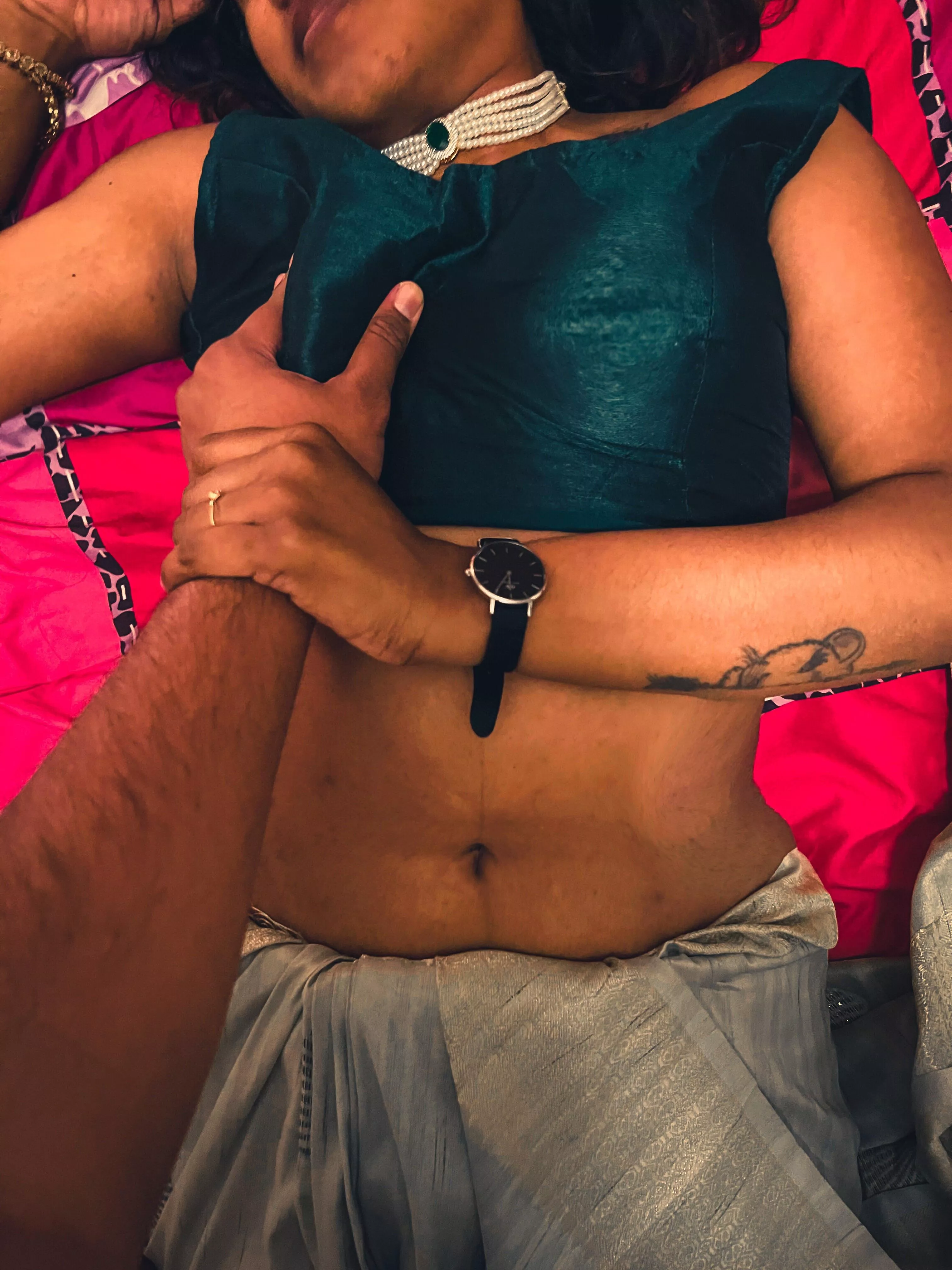 My indian GF in traditional wear turns me on a lot (F) posted by whitede4th