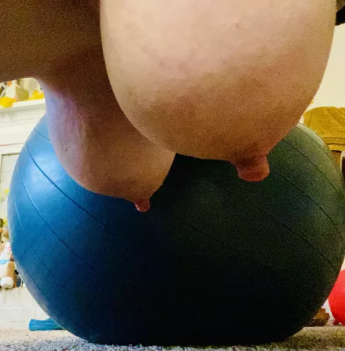 My kitty is rolling around with a medicine ball. I need to get some videos of this! by icthus_medicus