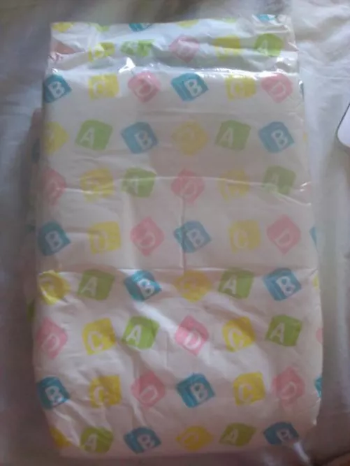 my last diaper for a while.... its bittersweet but it'll be worth it. by letsswitch420