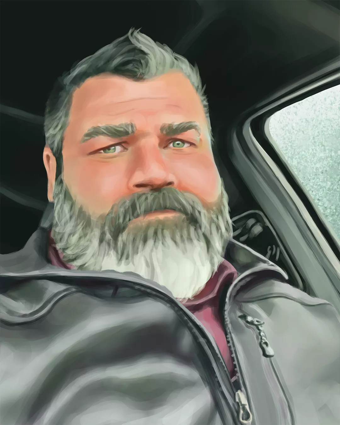 My latest digital painting posted by NomiDrawsBears