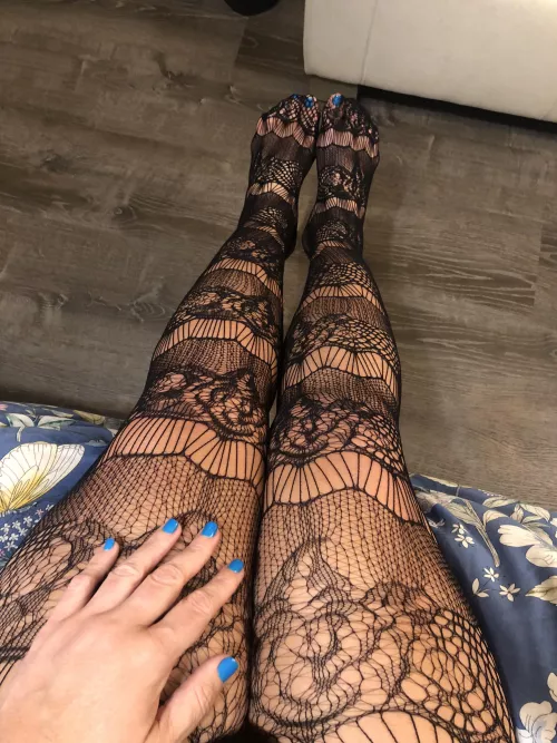 My least favorite fishnets so feel free to rip them off by Bostonbbw