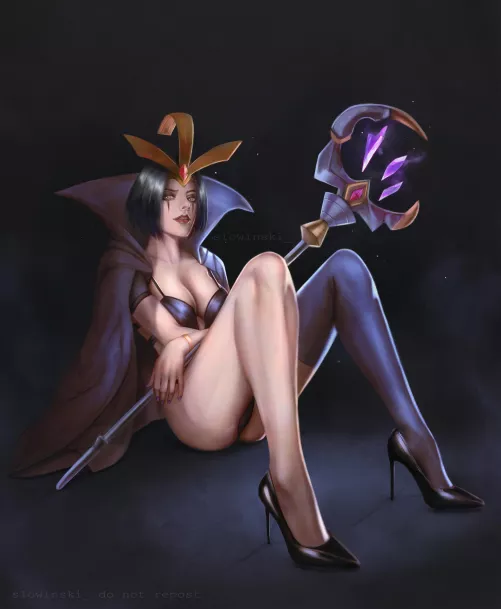 My LeBlanc fanart was a bit too lewd for the main sub (Slowinski_) by Slowinski_