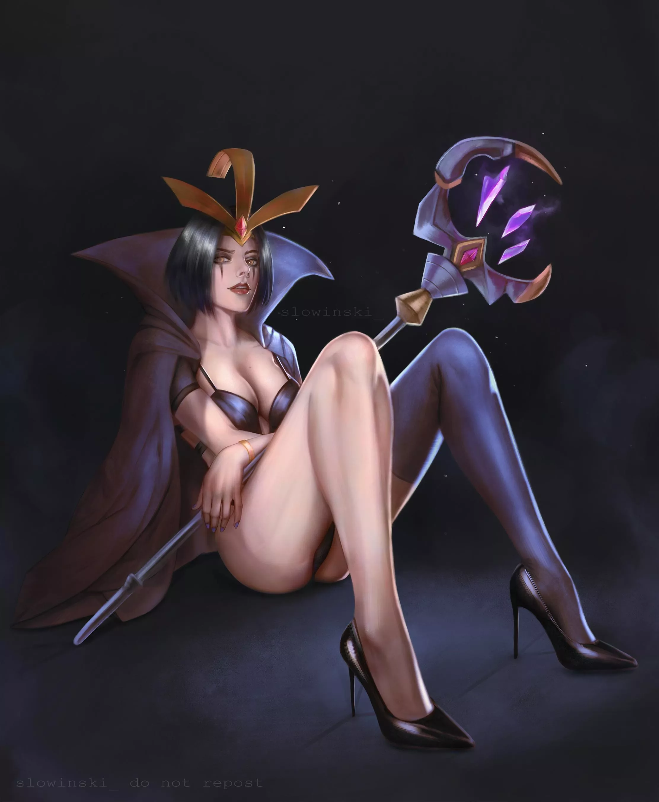 My LeBlanc fanart was a bit too lewd for the main sub (Slowinski_) posted by Slowinski_