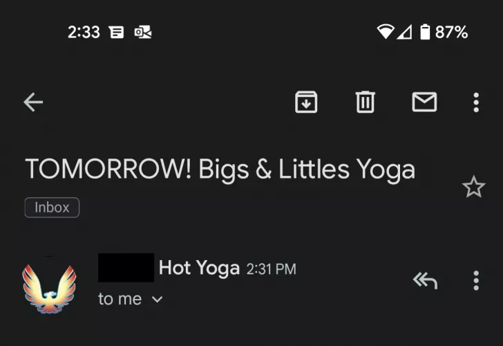 My local yoga studio is toying with my emotions by thicklypadded