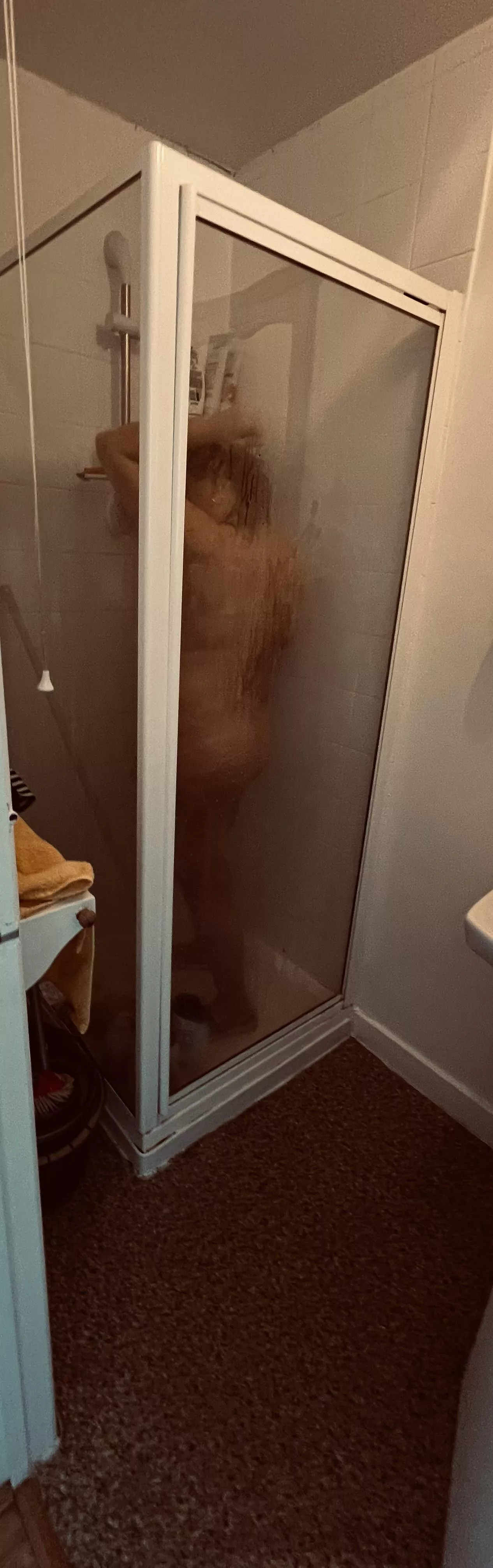 My mom is just taking a shower.. Would you join? Upvote my posts if you want to see more😉 posted by iAdamx