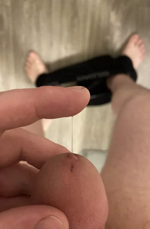 My morning precum by Horny_Art_Nerd