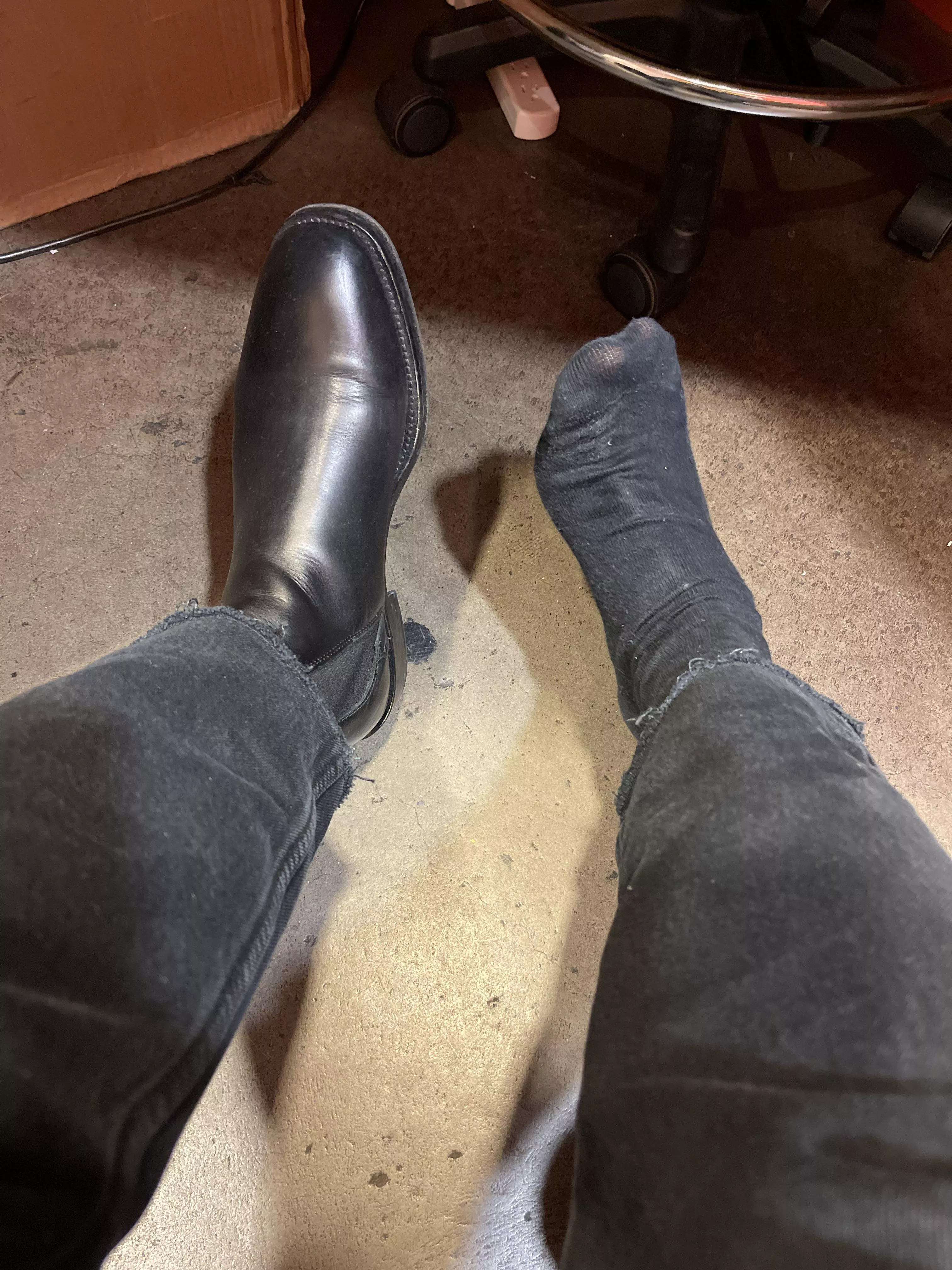 my musky black socks 🧦 posted by Few_Article_7877