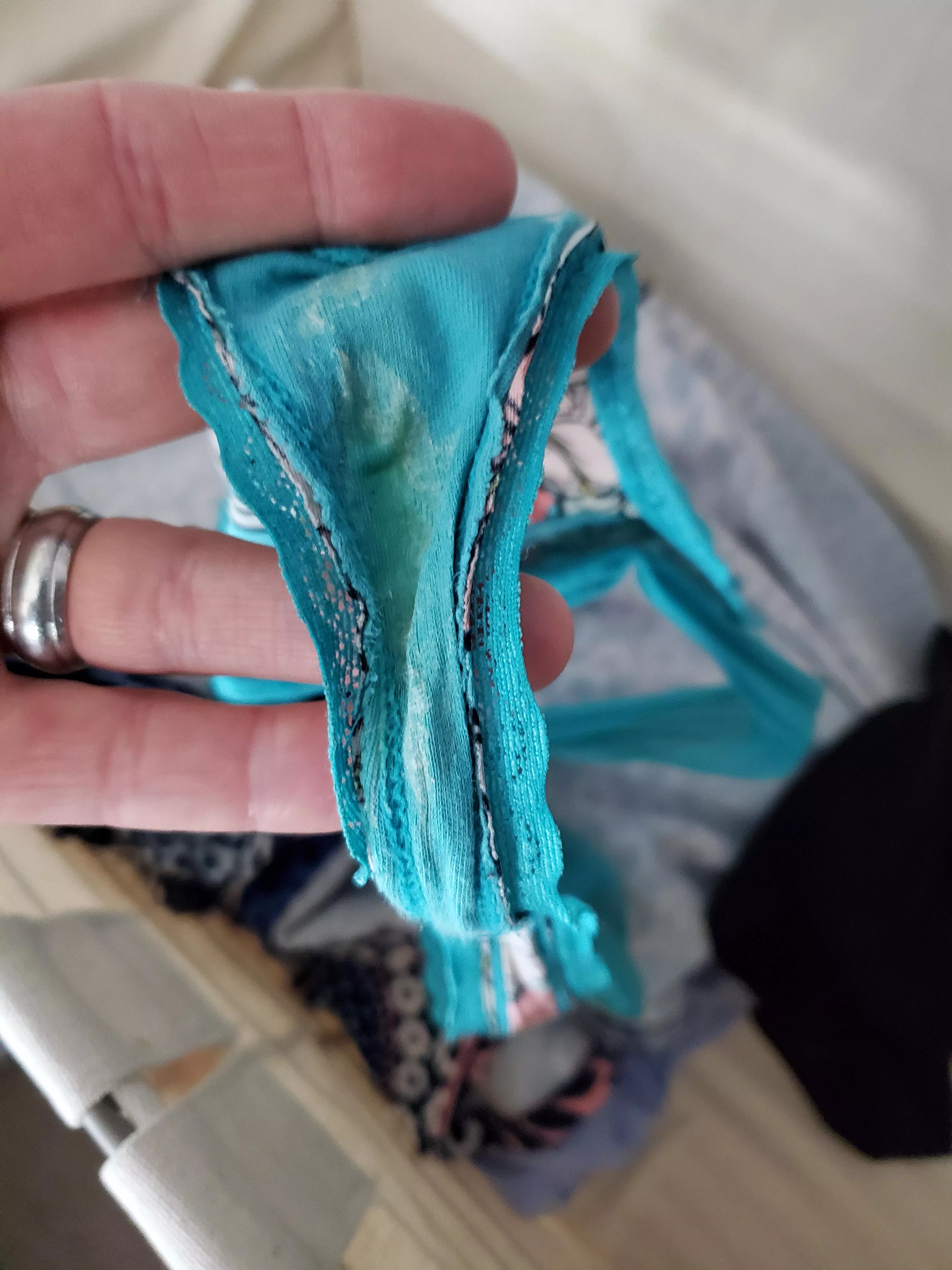 My naughty little girls juicy little pussy always makes for a nice treat in her panties. posted by DirtyDad13579