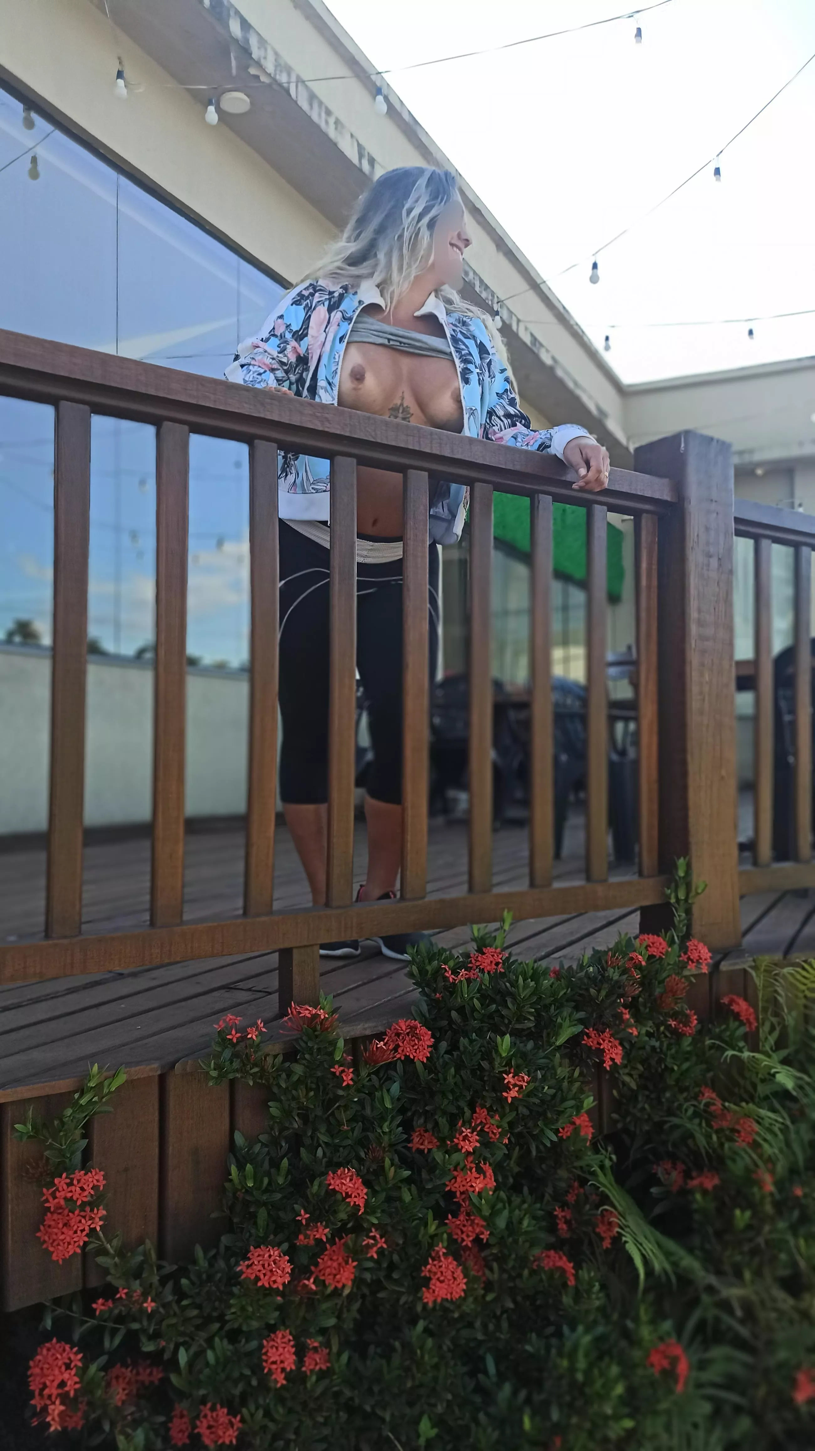 my neighbors love me and my husband loves me to show my tits to the neighbors. Everyone wins! posted by Te_Valentina