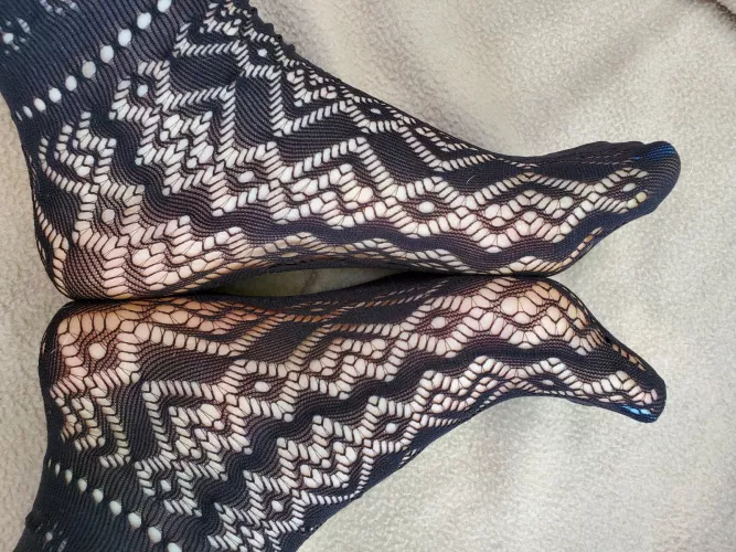 My new lace socks!!! [female] by only_feetpc2022