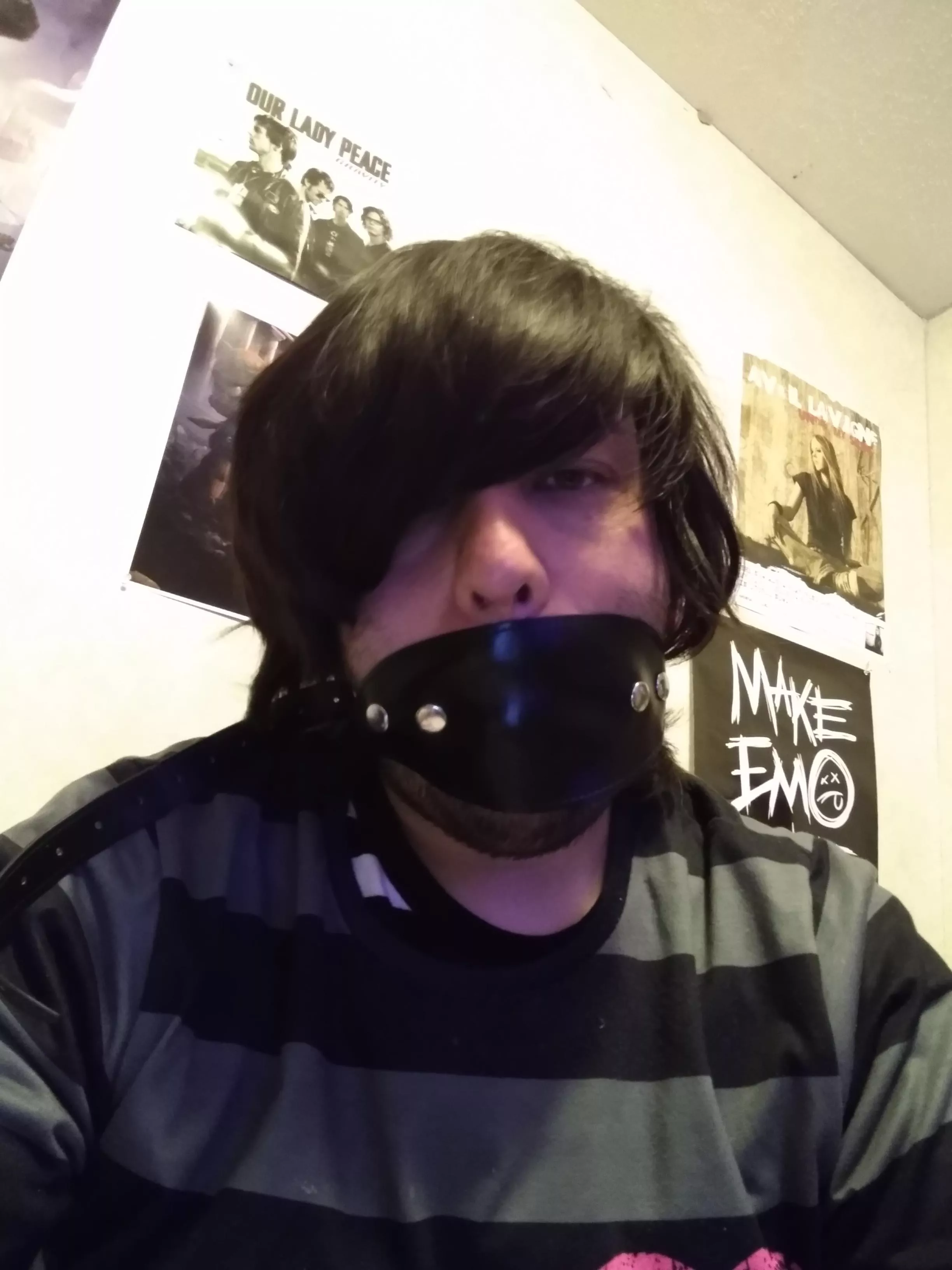 my new muzzle (I'm emo) posted by RapidCorrus