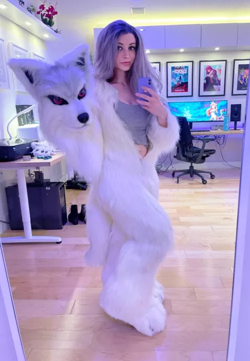 My new wolfgirl suit by VoodooDelicious! by Tizzers