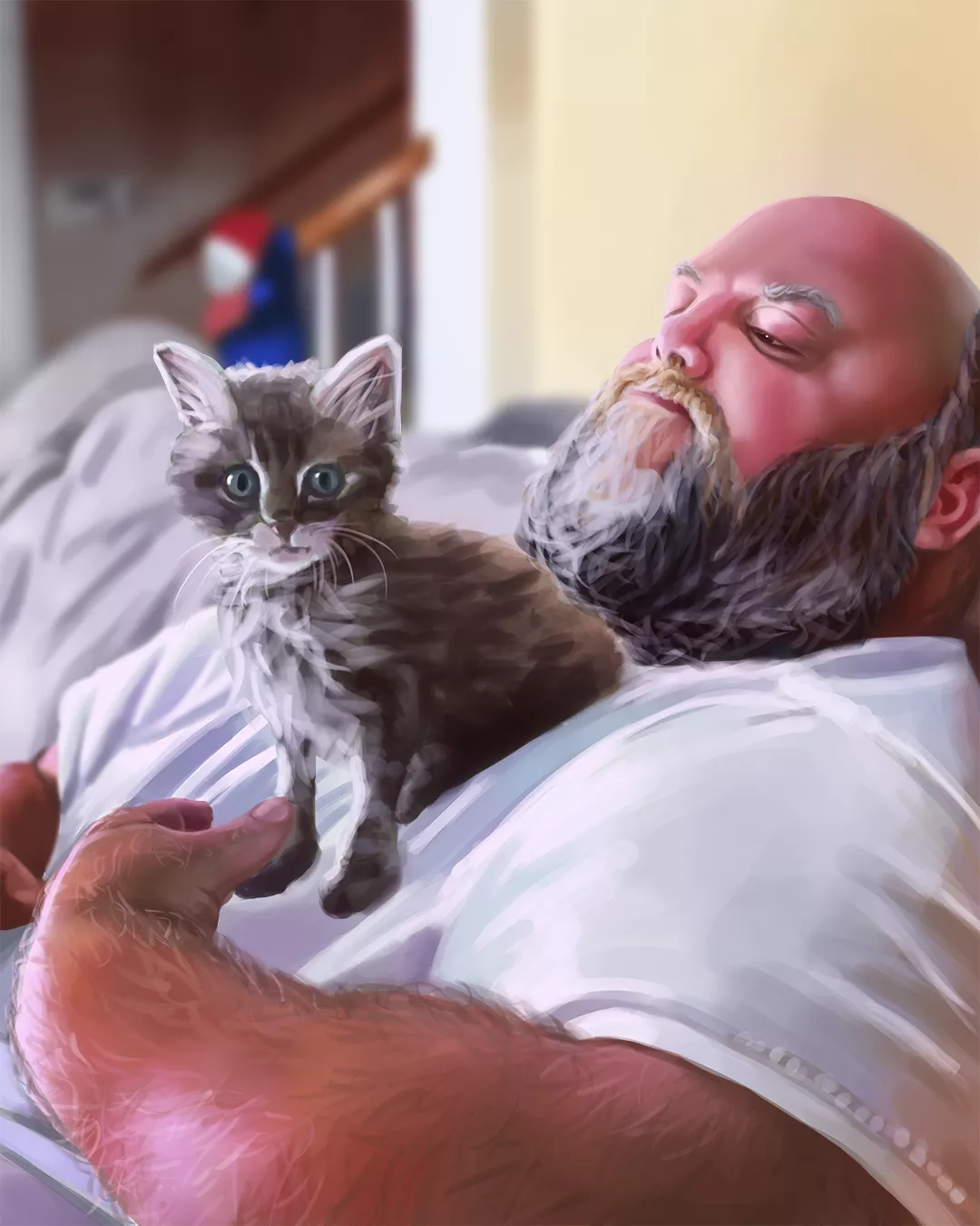 My next digital painting! posted by NomiDrawsBears