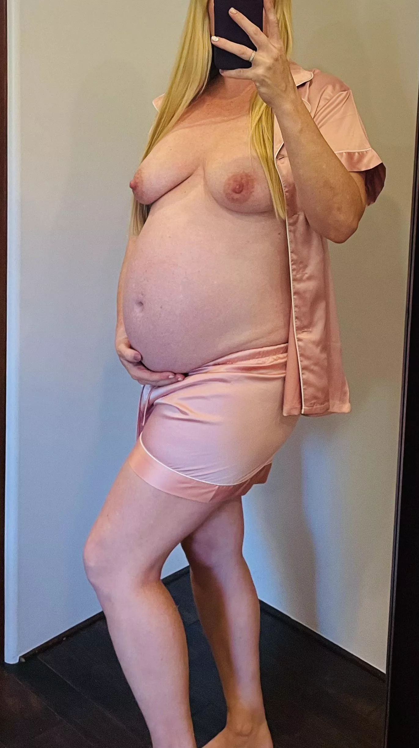 My nipples match my pink silk PJs posted by hunnnybunnny2022