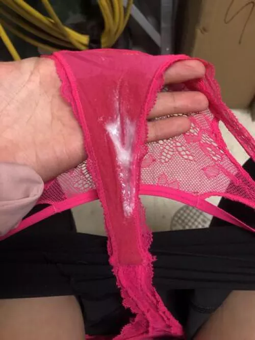 My panties after a late night Play🥰💦 by sparkle_69