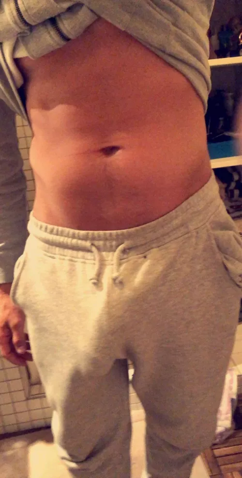 My pants are getting a little tight when my cock is growing by Electronic_River_282