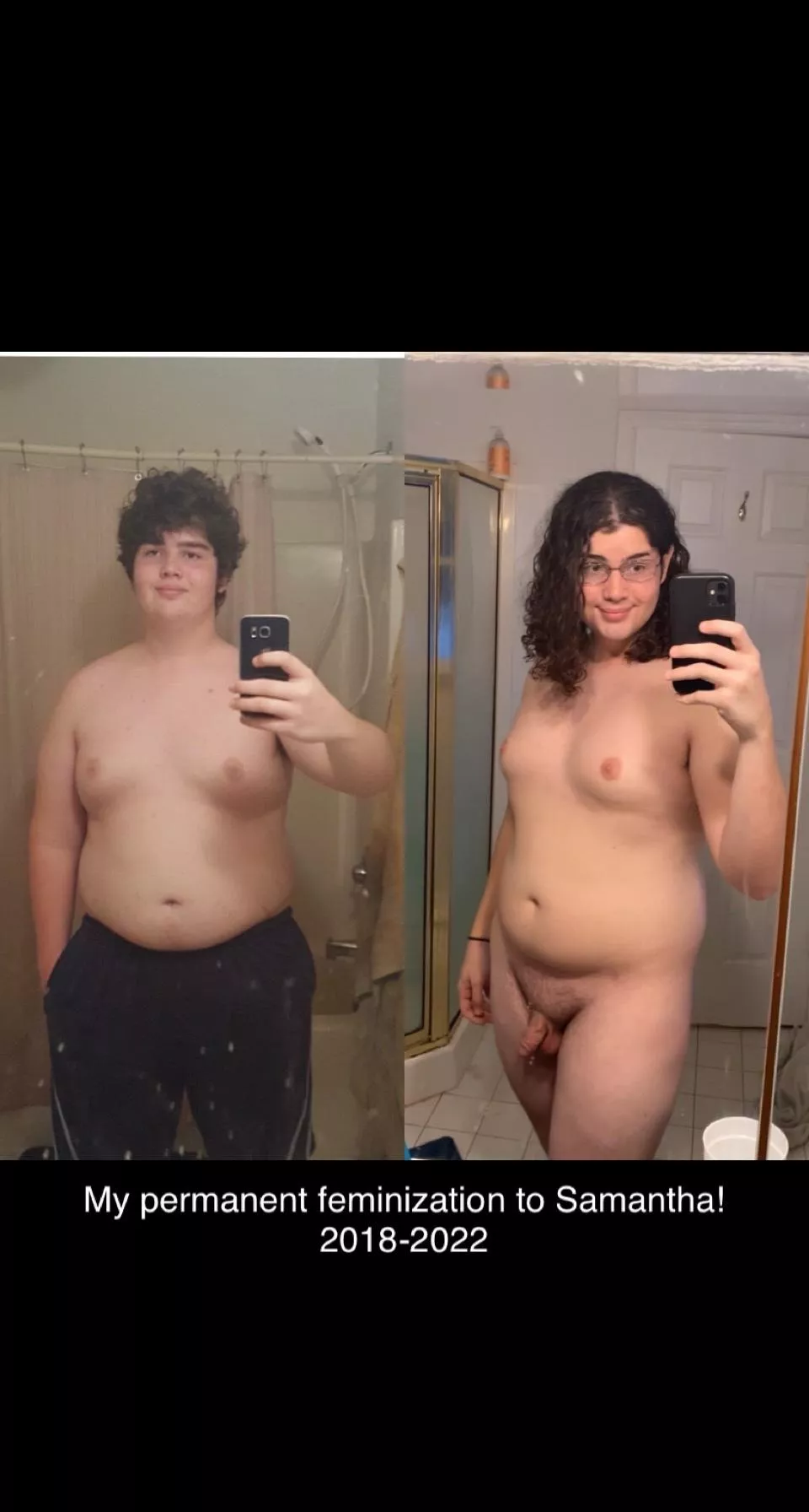 My permanent feminization to Samantha from 2018-2022! 🥰 posted by LezahMoss