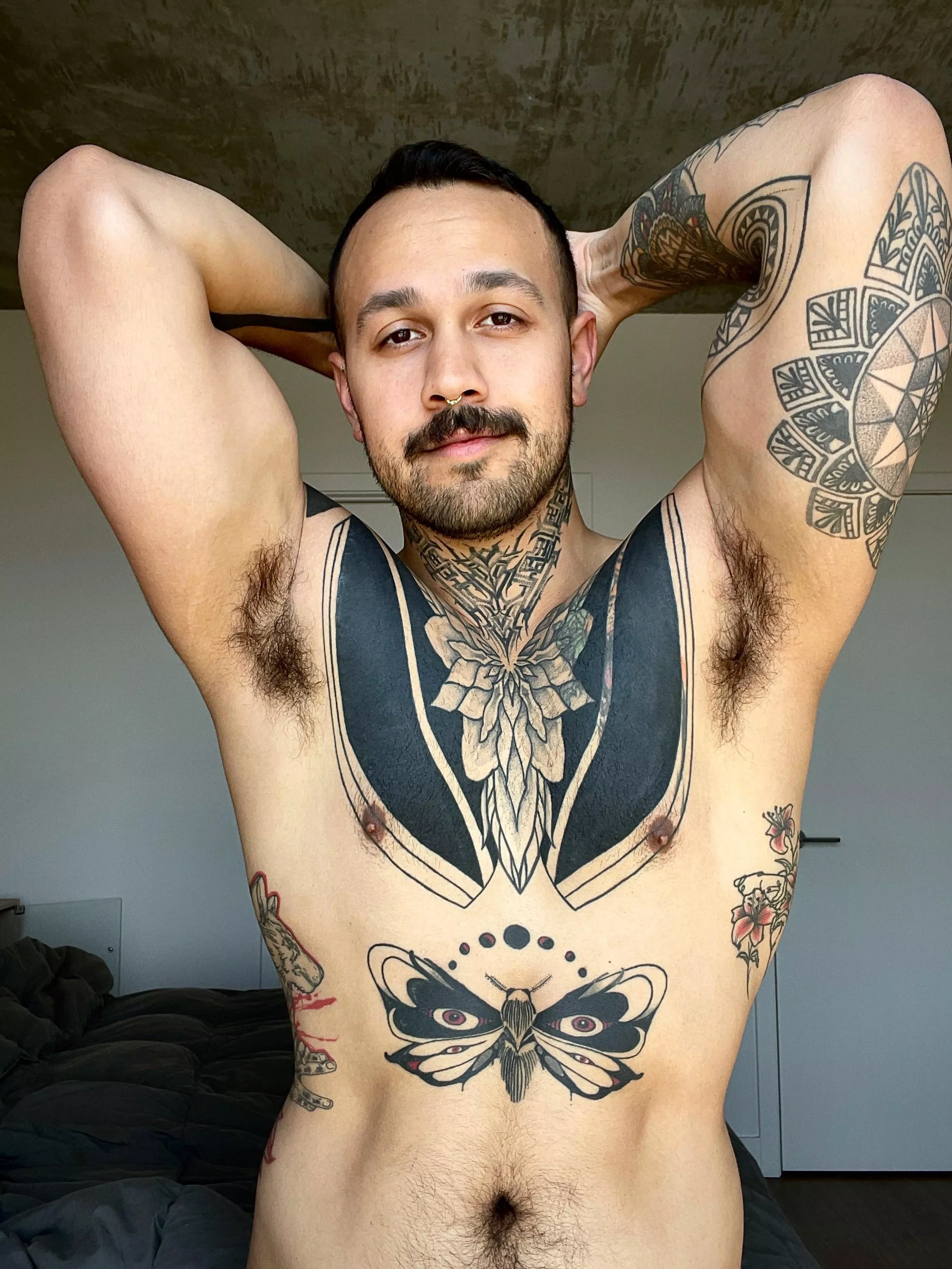 My pits after arm day never disappoint 💪🏽🥵💪🏽 posted by DevTyler93