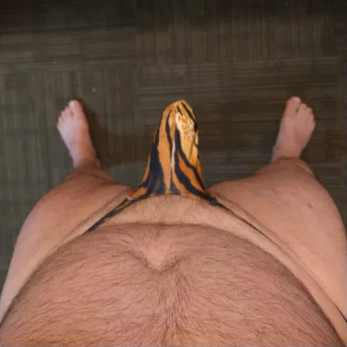 My POV of the thong pouch I have on by Xander6942