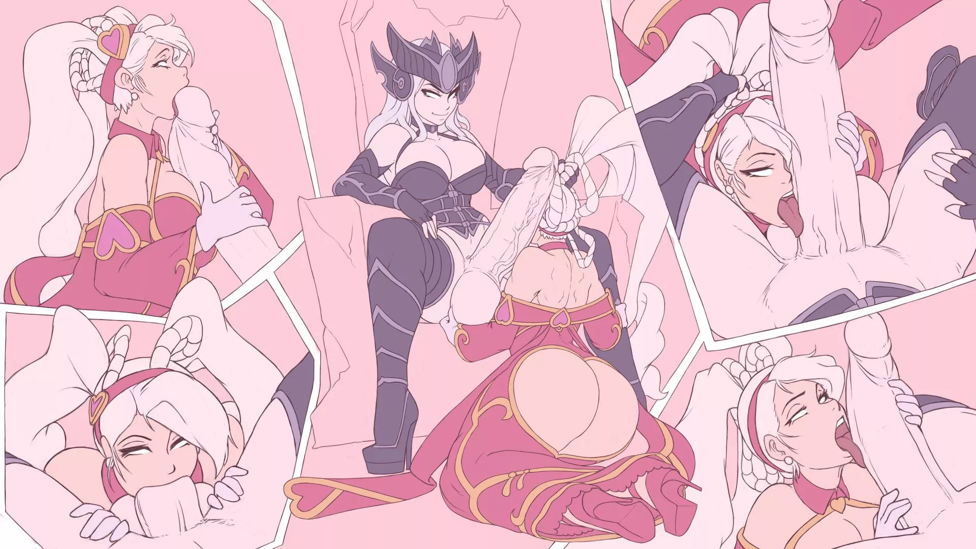 My queen, let me sacred this imposing thing~ 💜 posted by Lunaslovers