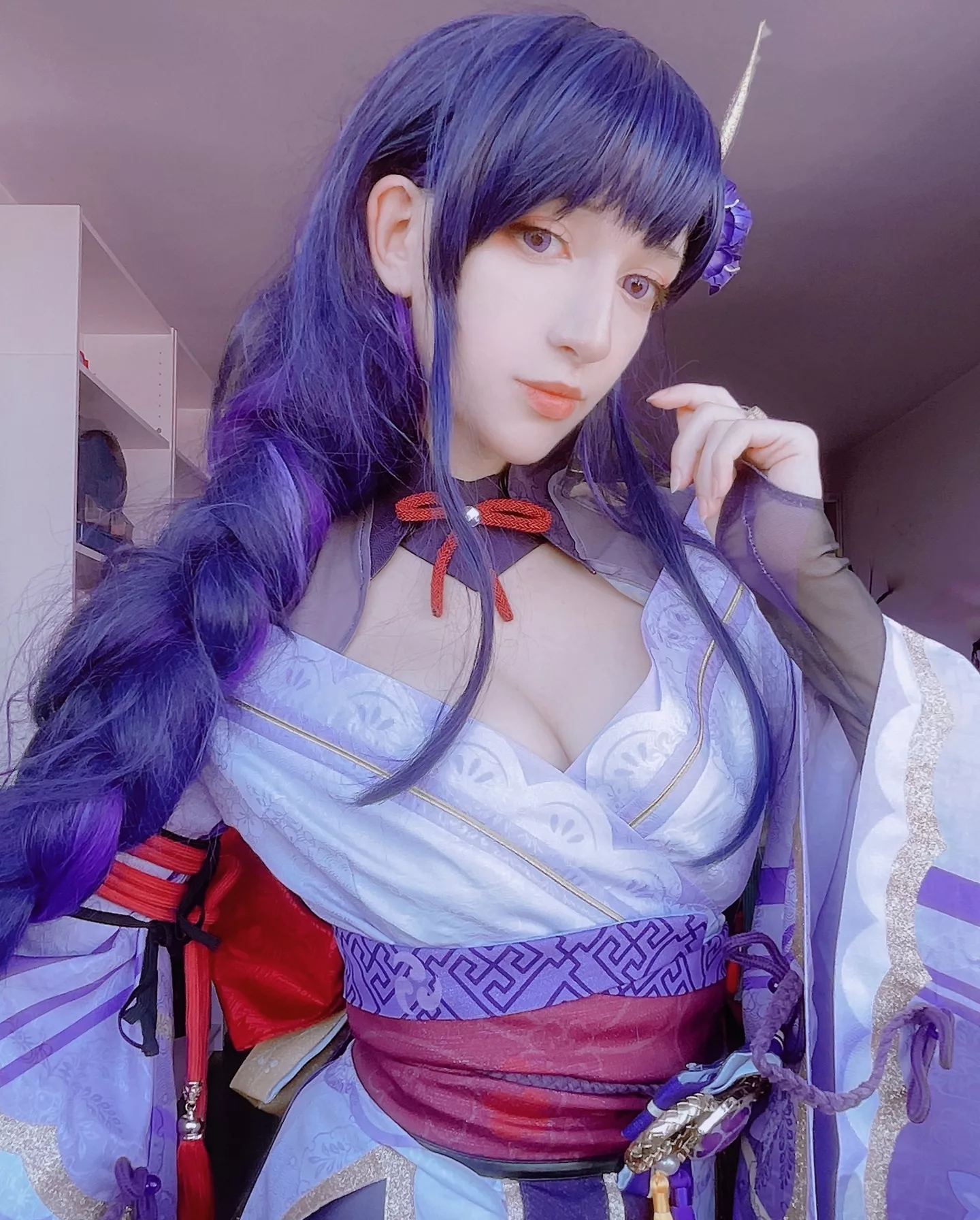 My Raiden Shogun cosplay from Genshin Impact 💜 Wish you all a great weekend! posted by himeqi