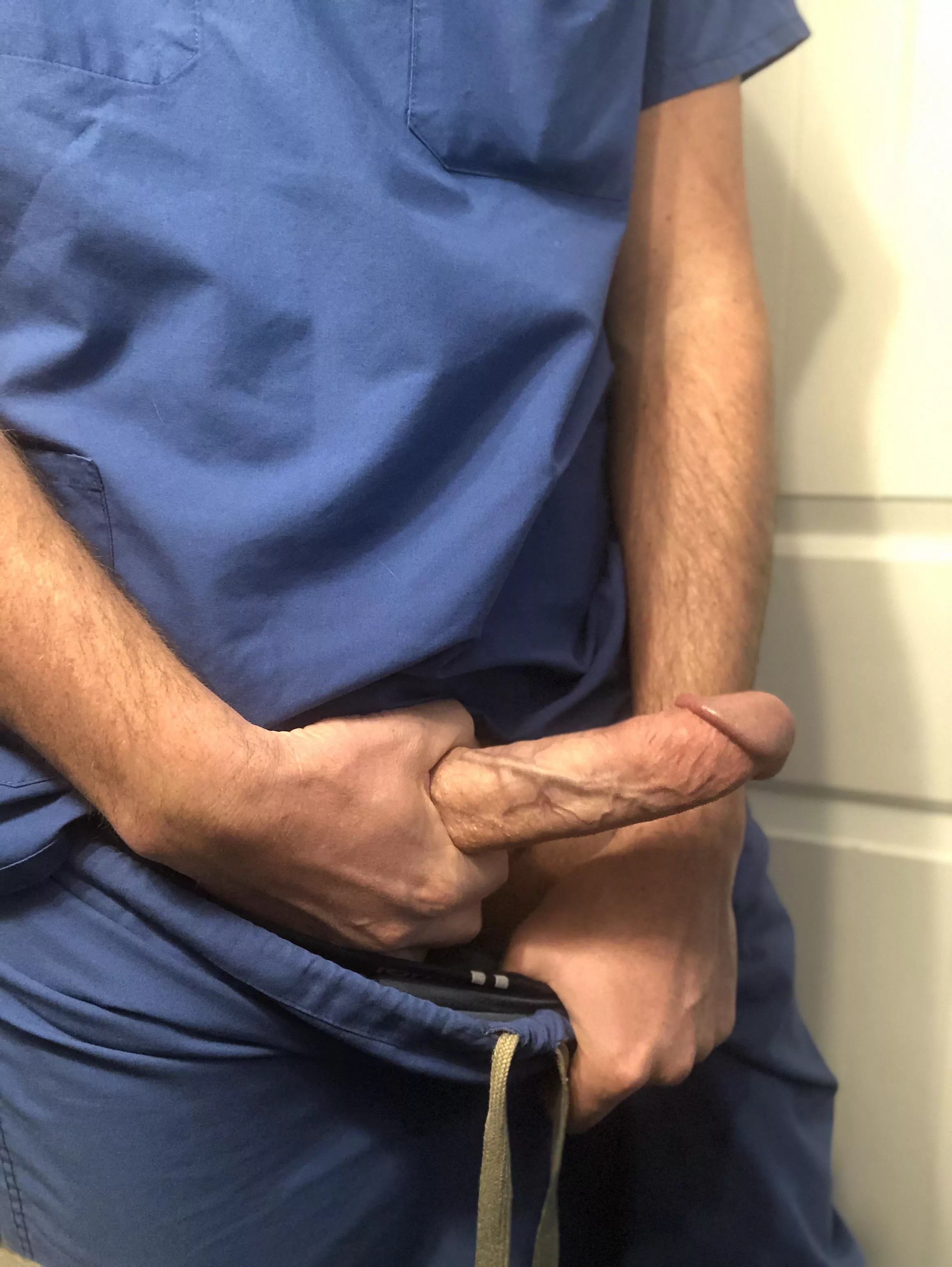 My scrub pants untied…oops posted by Spotaggrevator406