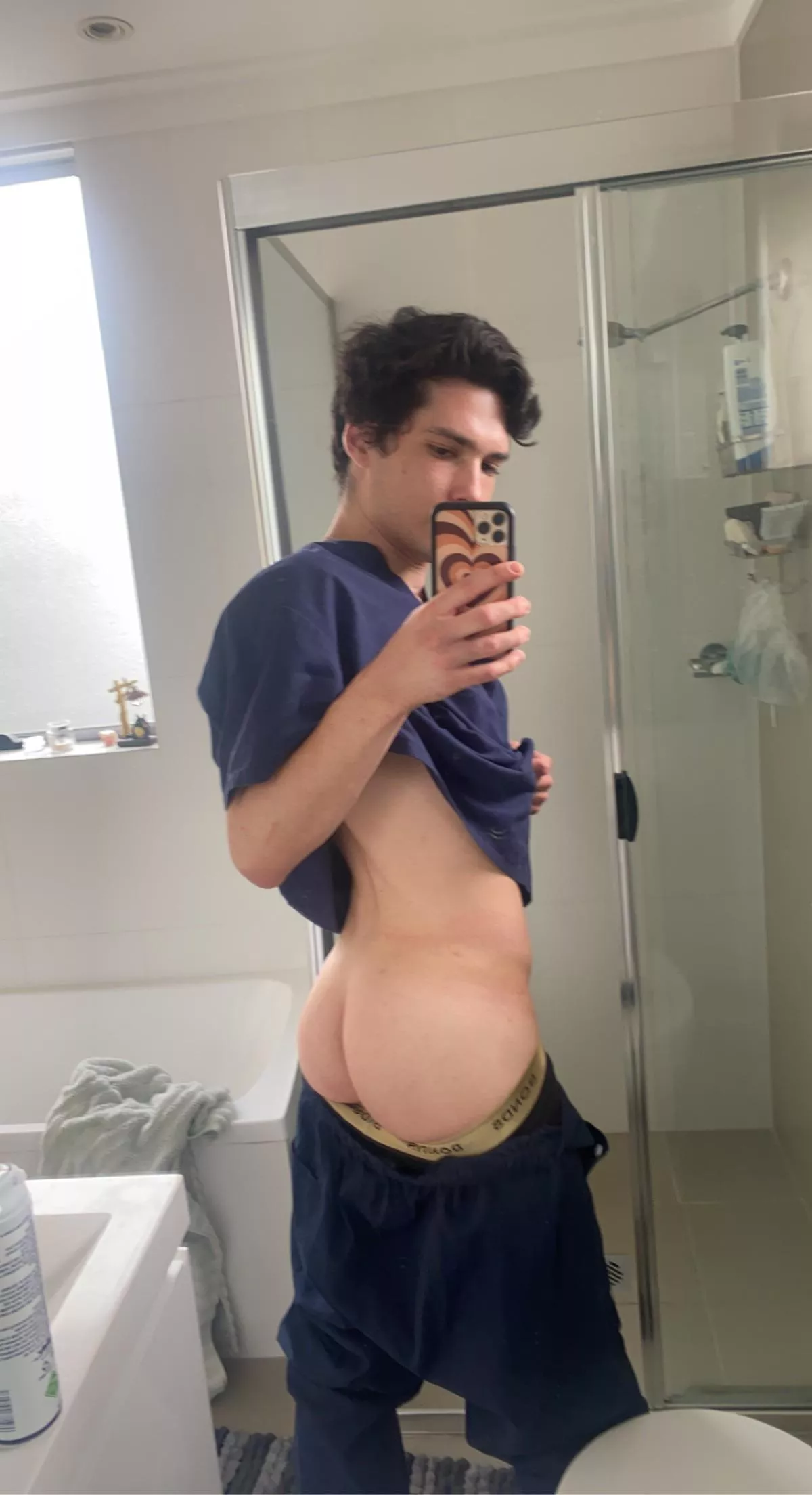 my scrubs are a little loose. anyone wanna help? 🥺 posted by gleamt