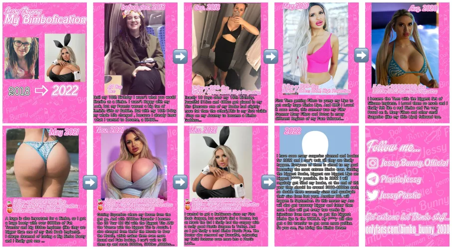 My Selfmade Bimbofication (Late 2018 - Now ) by Jessy_Bunny