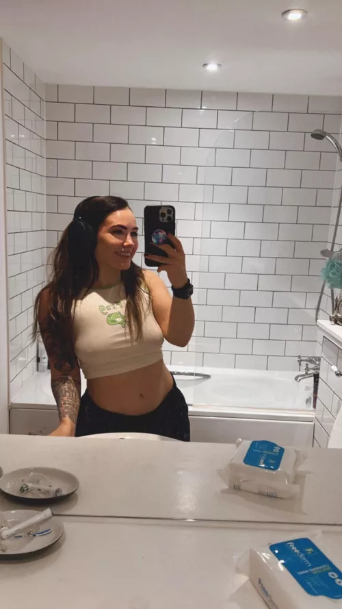 My shirt has a frog on it and it makes me happy 🥰 by power_midget