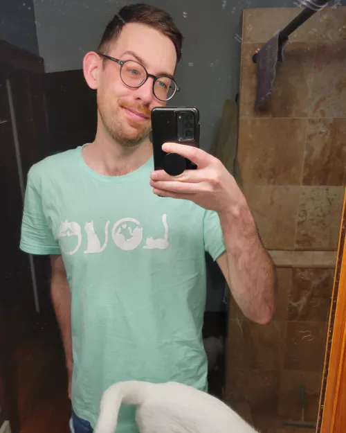 My shirt matches my cat! Lol by Cojamb