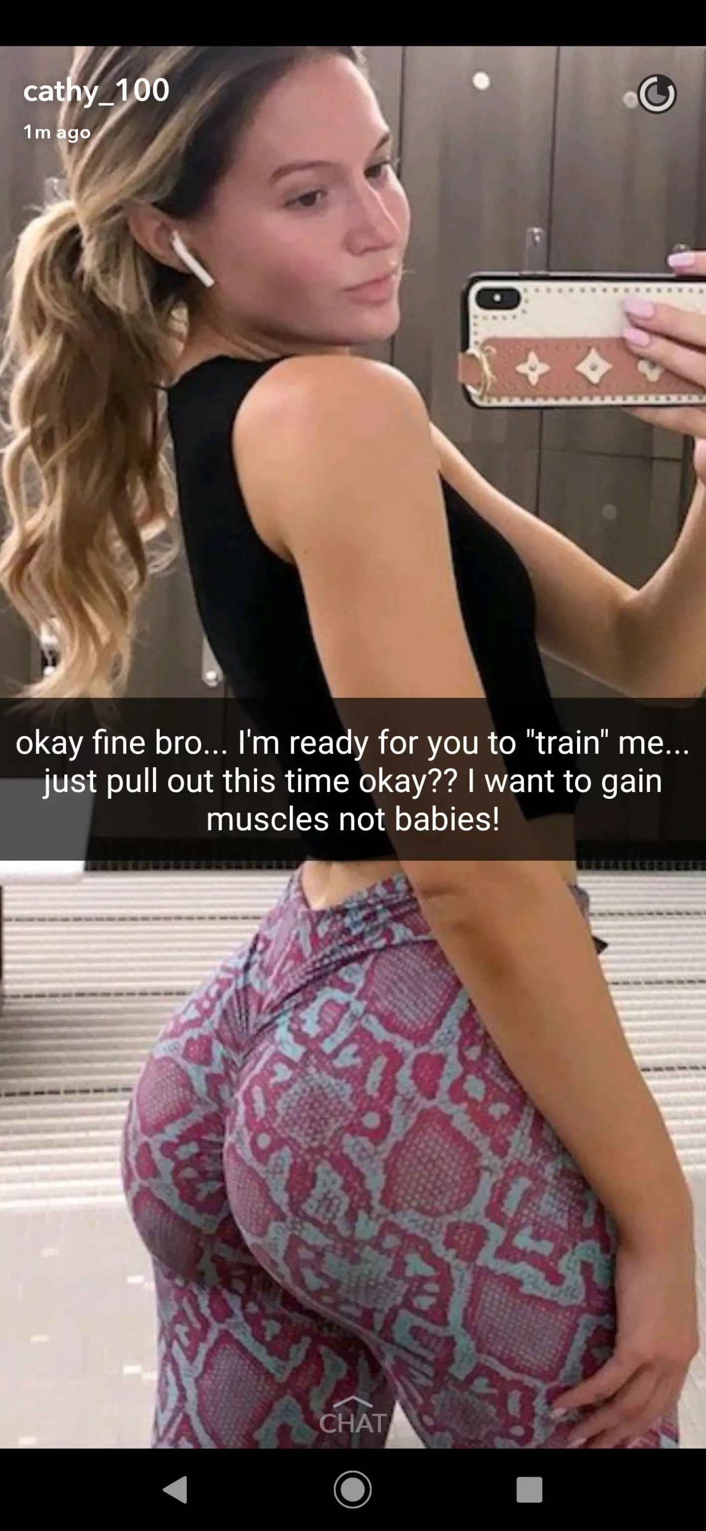 My sister's assets make any sense of control I have go out the window posted by FlyingDutchmon