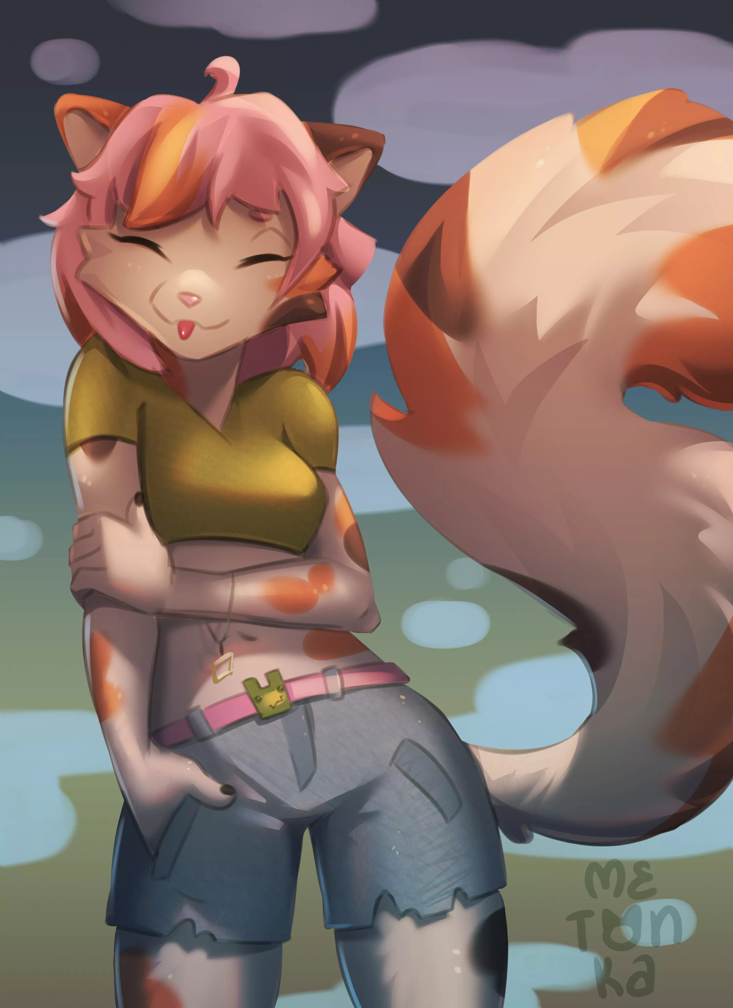 my sona (art by Metonka) posted by Metonka