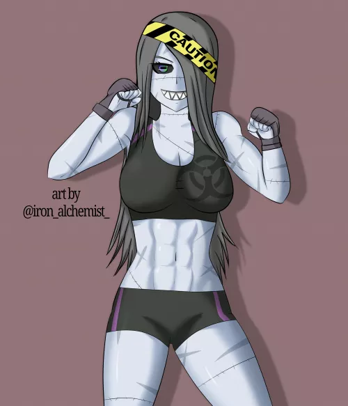 my super zombie OC Omega by Iron_Alchemist_