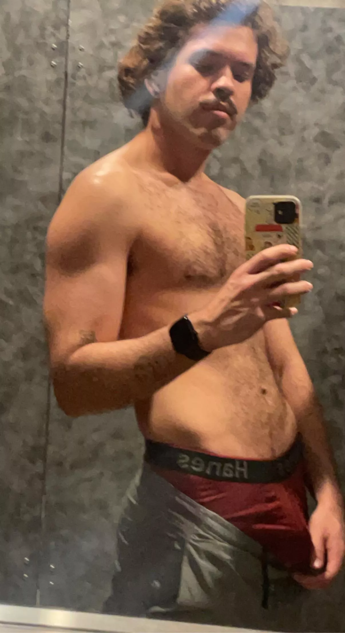 My sweaty post workout bulge posted by itsleeumm