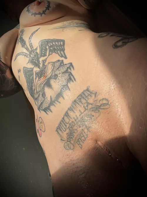 My tight little body fresh out of the shower by InfinityWhore0