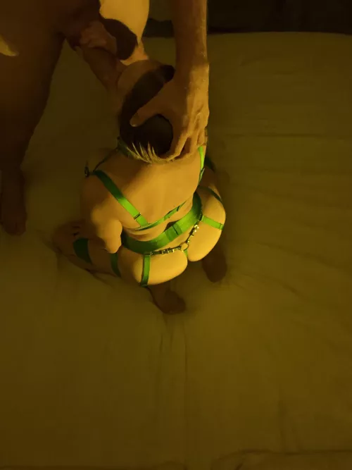 My view when she sucks his cock 🥵 by _hotwifesteph