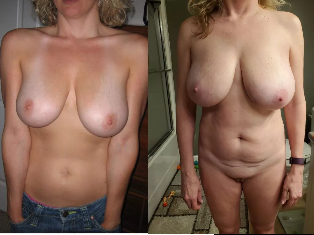 my wife 10 years ago and now. posted by jjluvsbigtits