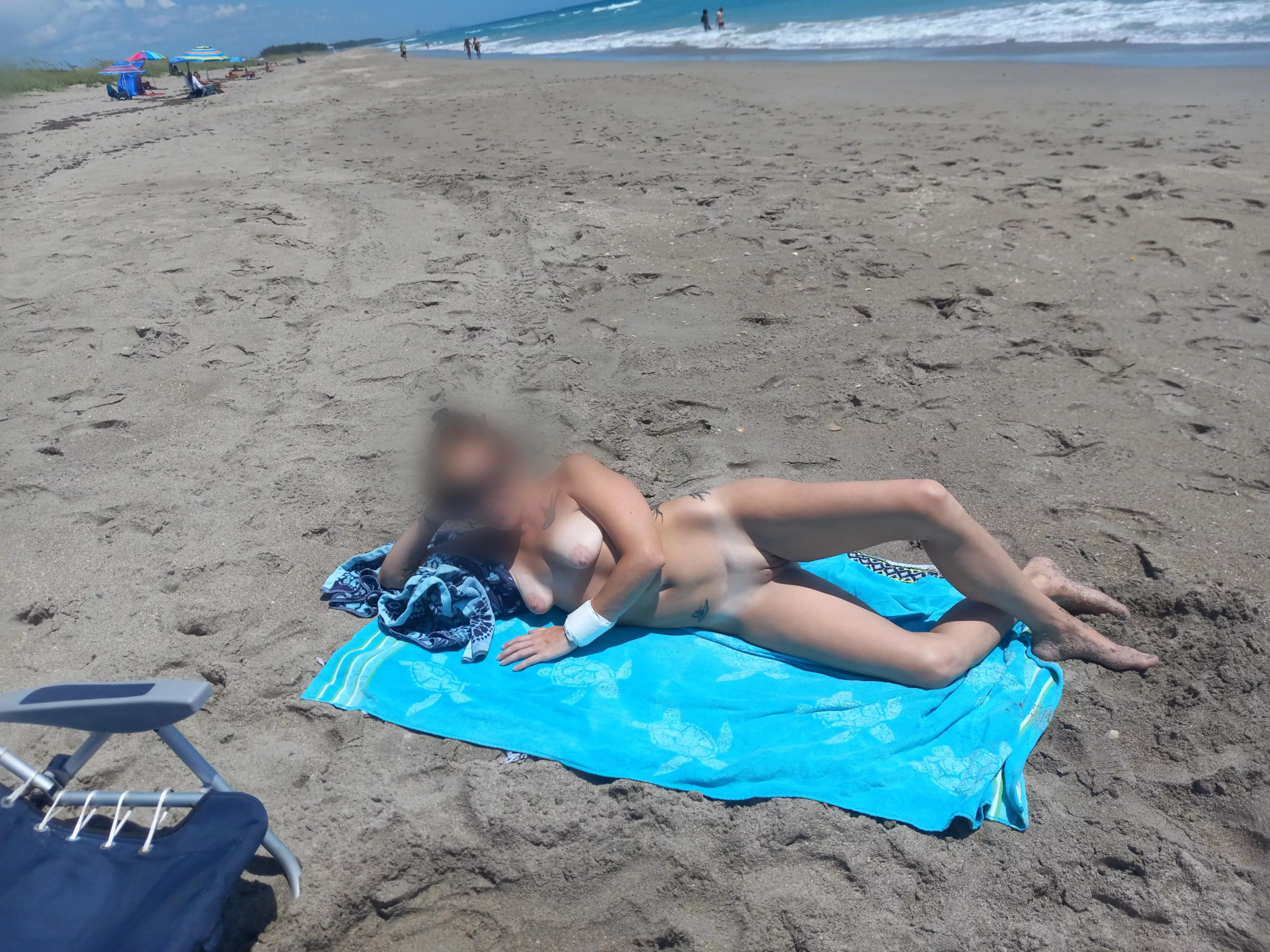 my wife naked on the beach posted by My-wife-naked