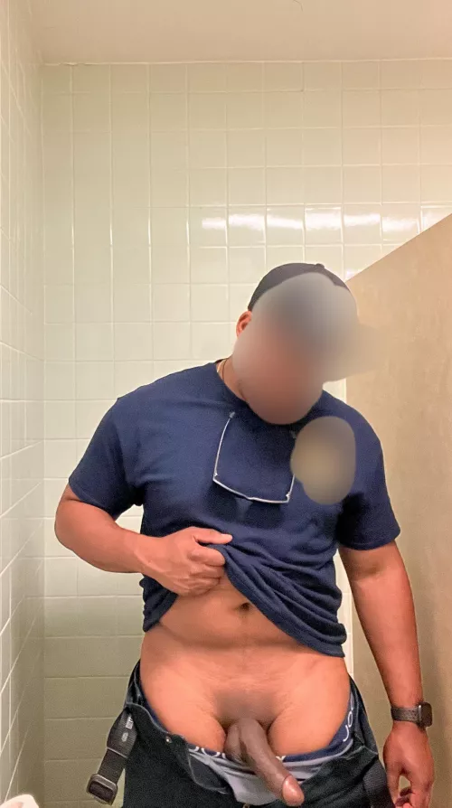 My work bathroom has GREAT lighting by throwaway29231213