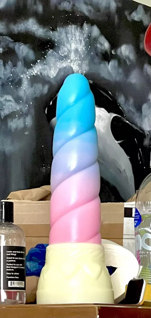 Mystic conveniently placed in front of painting 😂 by FatKatBuns