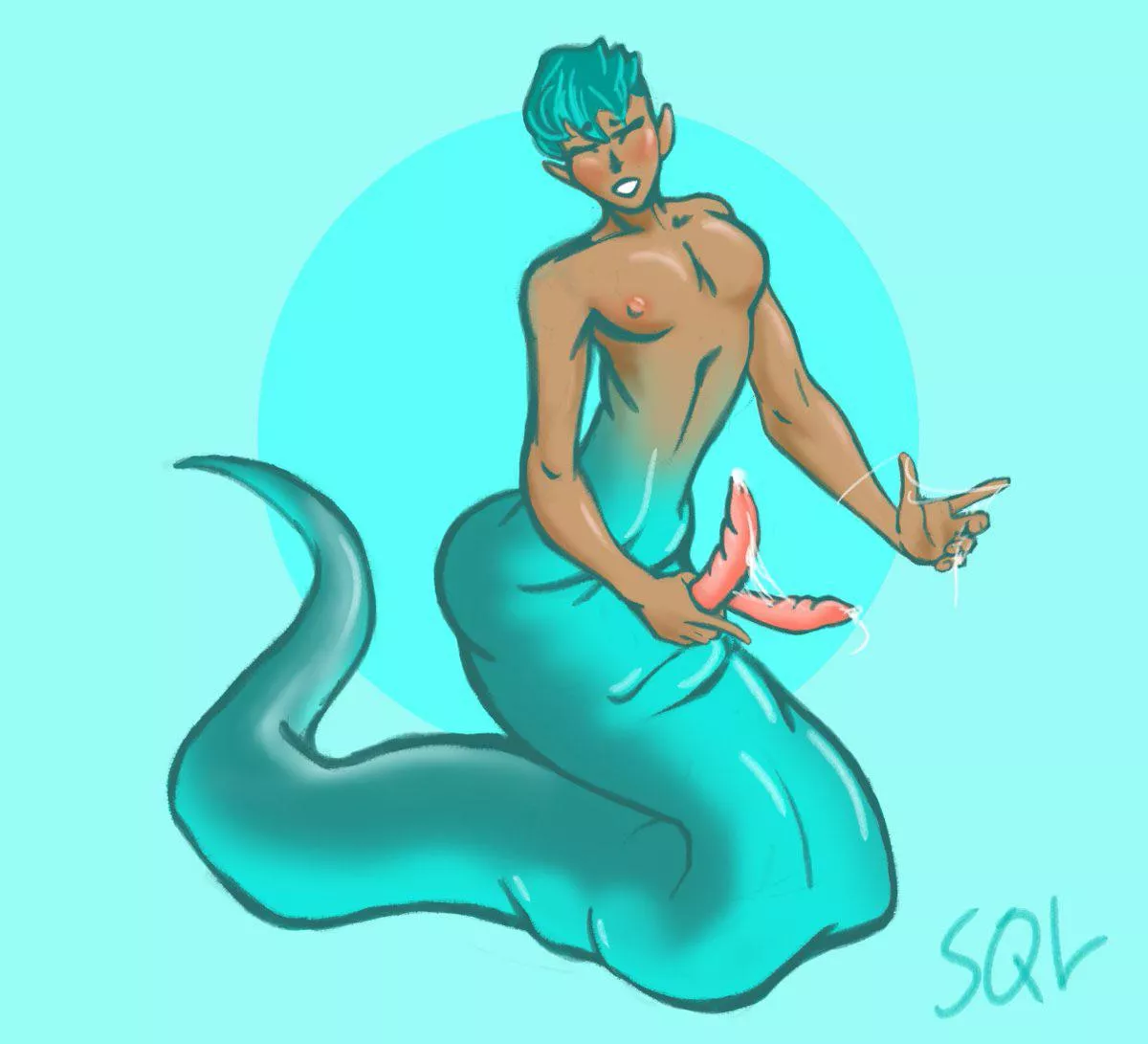 Nagaboi enjoysss hisss new attributesss [SpiderQueenLong] (Human —> Naga) posted by SpiderQueenLong