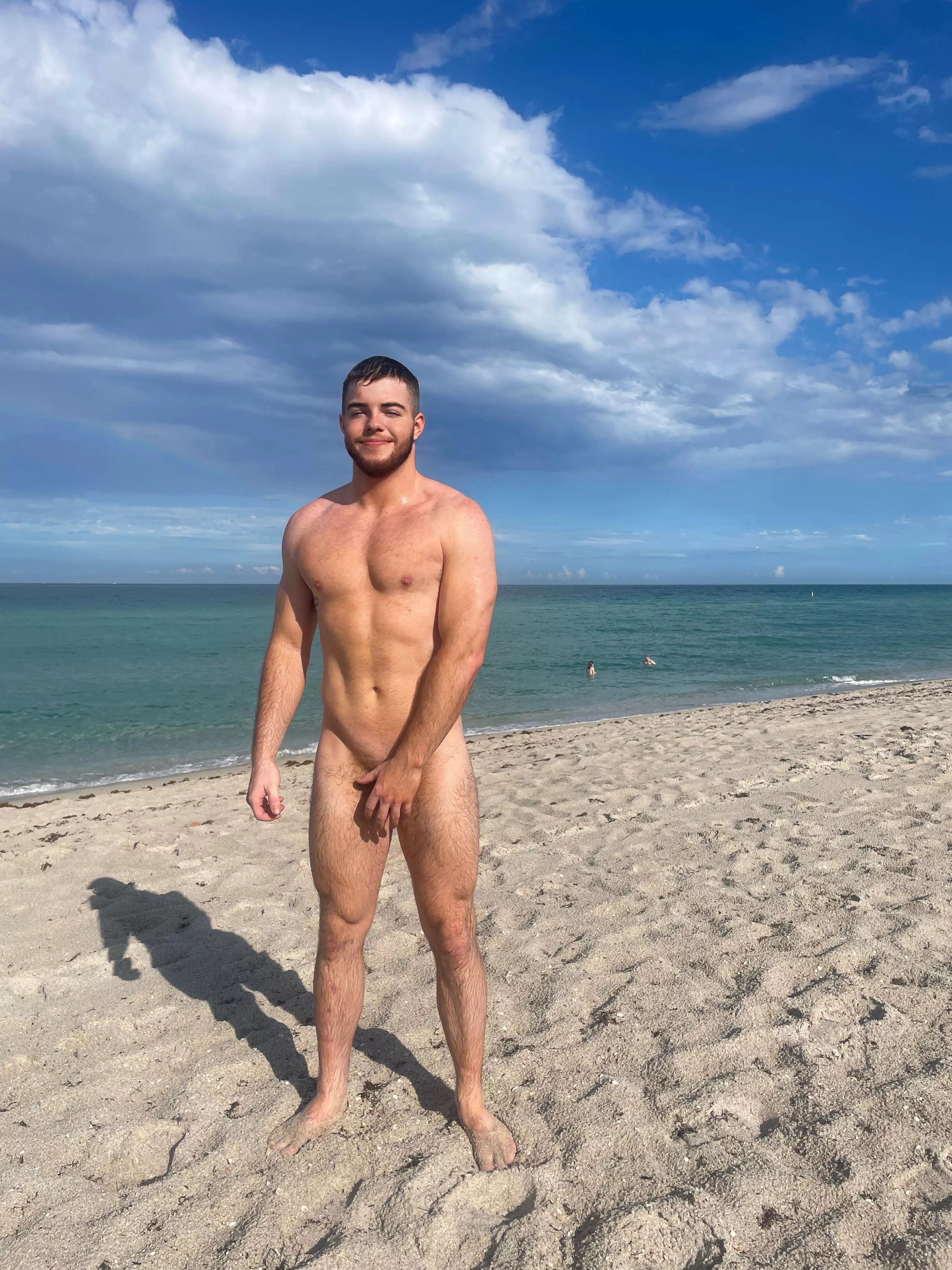 Naked at the beach 🏳️‍🌈😉 posted by Comfortable-Bank-630