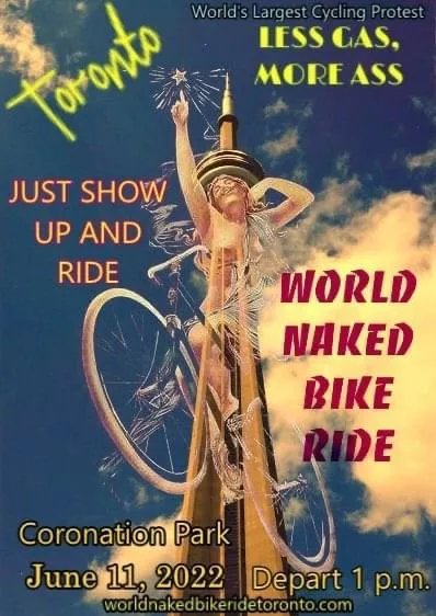 Naked bike ride protest! Come and ride! posted by Hot-Experience-4680